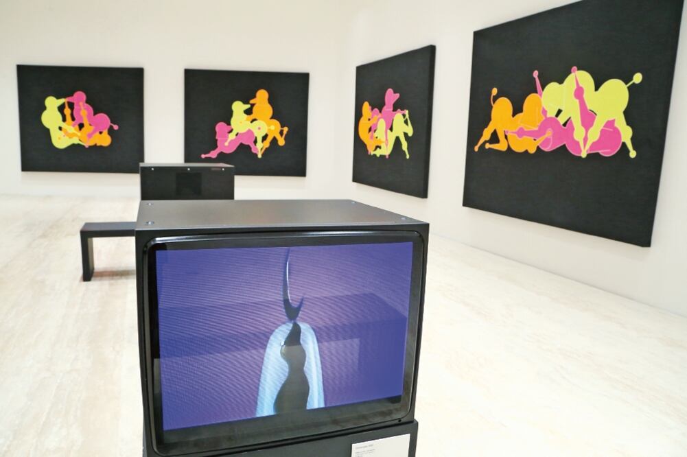 En una de las salas se exhiben versiones de Mondo Cane Kama Sutra, de 1984 (BERENICE FREGOSO. EL UNIVERSAL)