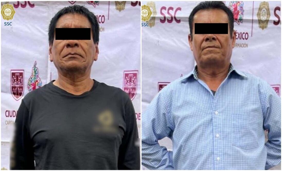 Detienen a dos hombres sospechosos de robo a cuentahabientes en la alcaldía Gustavo A. Madero y en el Estado de México. Foto: especial