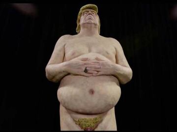 Miami: Roban estatua de Donald Trump desnudo