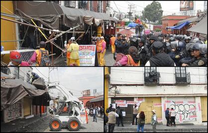 Recuperan vía pública en San Ángel; retiran 50 puestos