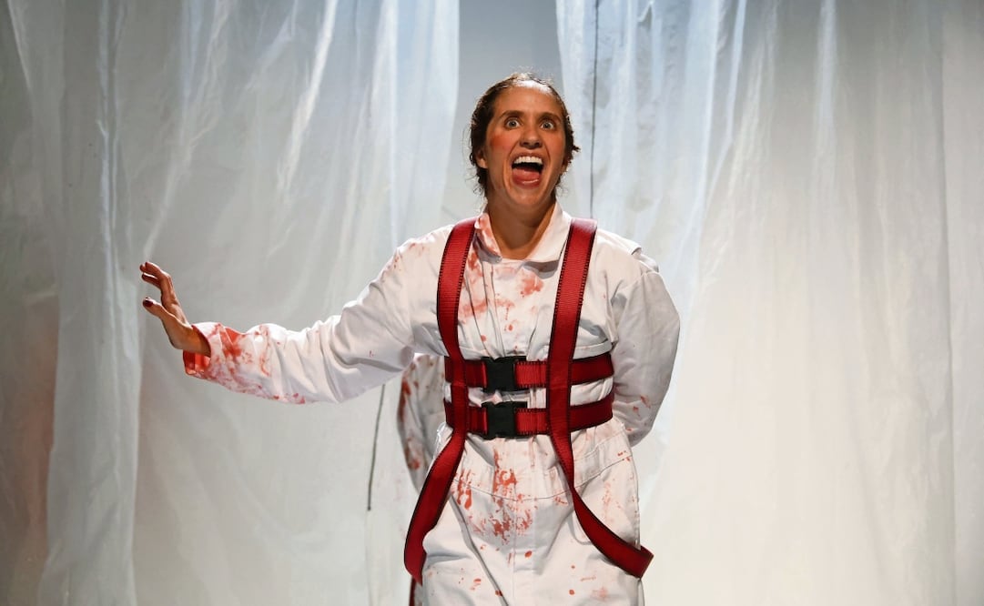 En la puesta Adriana acerca al público con un clásico del teatro. Foto: Producción Mabel