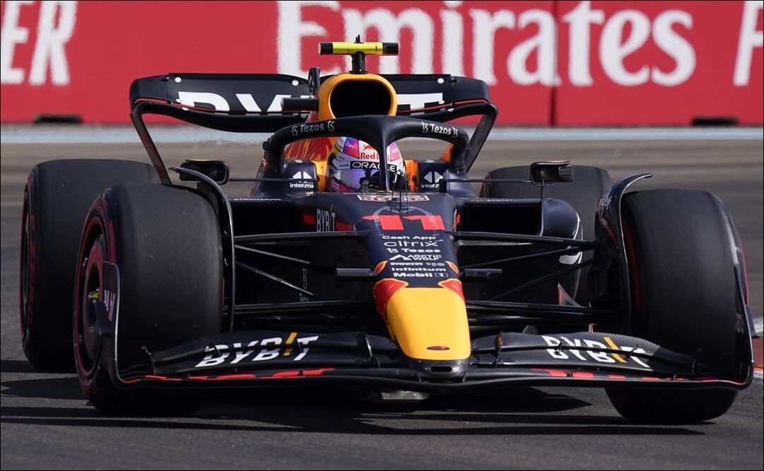 CHECO PÉREZ ARRANCARÁ EN EL PUESTO PARA EL GRAN PREMIO DE MIAMI - FOTO: AP