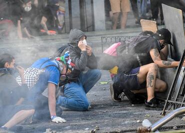 Reportan violentos enfrentamientos en décimo día de protestas en Chile