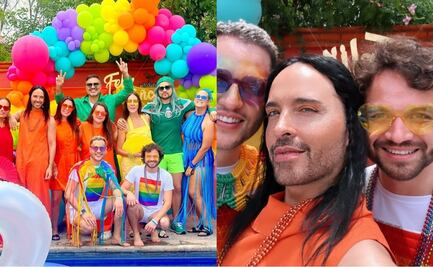 Pride 2024: Apio Quijano celebra el cumpleaños de su pareja con una colorida pool party