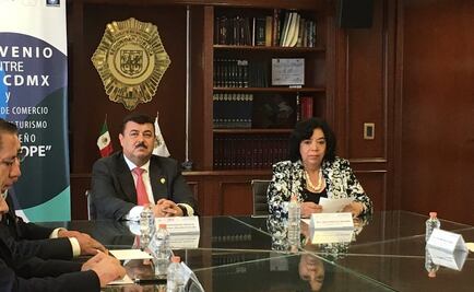 Acuerdan mejorar atención a delitos en comercios de CDMX