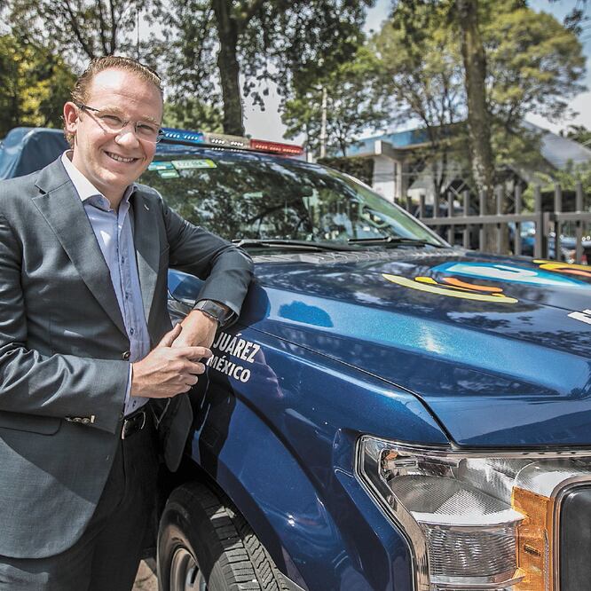 En la foto: Santiago Taboada Cortina, Alcalde de Benito Juárez. GERMÁN ESPINOSA. EL UNIVERSAL