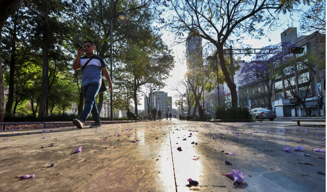 Pese a la activación de contingencia ambiental, la Ciudad de México amanece con contaminación y tráfico vehicular, el 27 de febrero de 2025. Foto: Axel Sánchez/EL UNIVERSAL