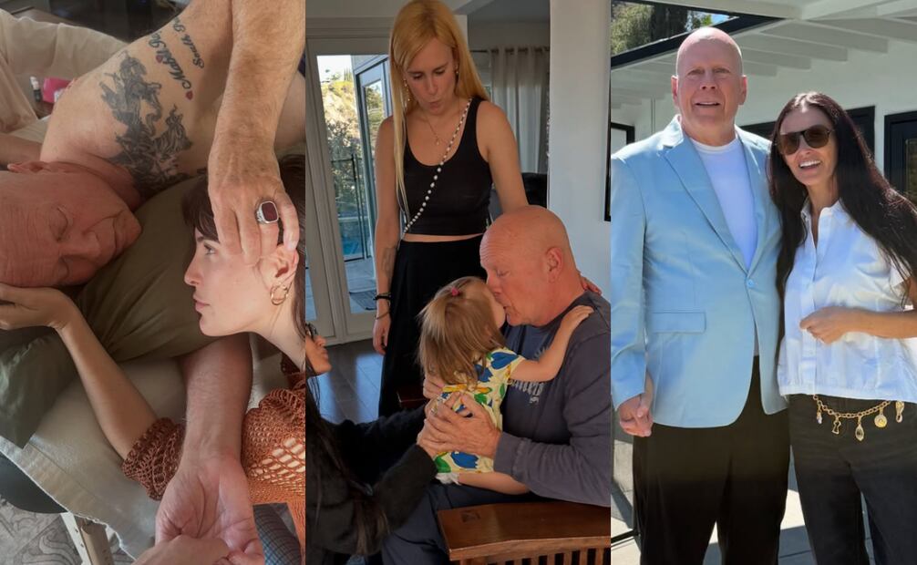 Bruce Willis junto a su familia. Foto: Instagram oficial.