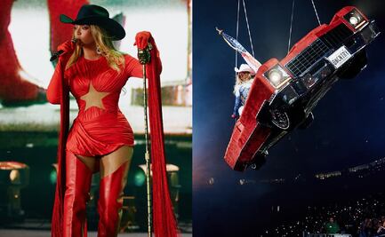 Beyoncé sufre tremendo susto durante uno de sus conciertos; una falla técnica casi la hace caer