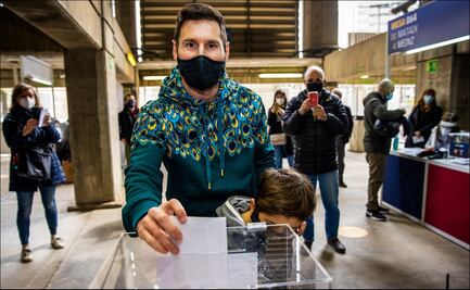 Messi ya votó en las elecciones del Barcelona