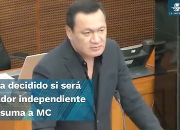 Anuncia Osorio Chong su salida de bancada del PRI en el Senado