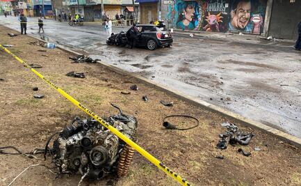Muere joven al chocar su Minicooper en Iztapalapa; presuntamente conducía a exceso de velocidad y alcoholizado