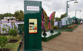 Así funcionan los tótems táctiles del Jardín Flotante de Tlalpan; darán información de los partidos en tiempo real