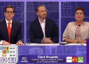 Tercer debate CDMX: "Es momento de hablar del verdadero cártel inmobiliario", las frases y ataques de Brugada, Taboada y Chertorivski