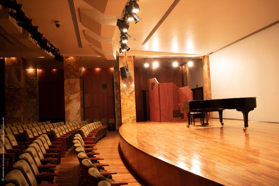 Los conciertos de cámara en la Sala Manuel M. Ponce ofrecen experiencias íntimas y acústicas. Foto: Palacio de Bellas Artes