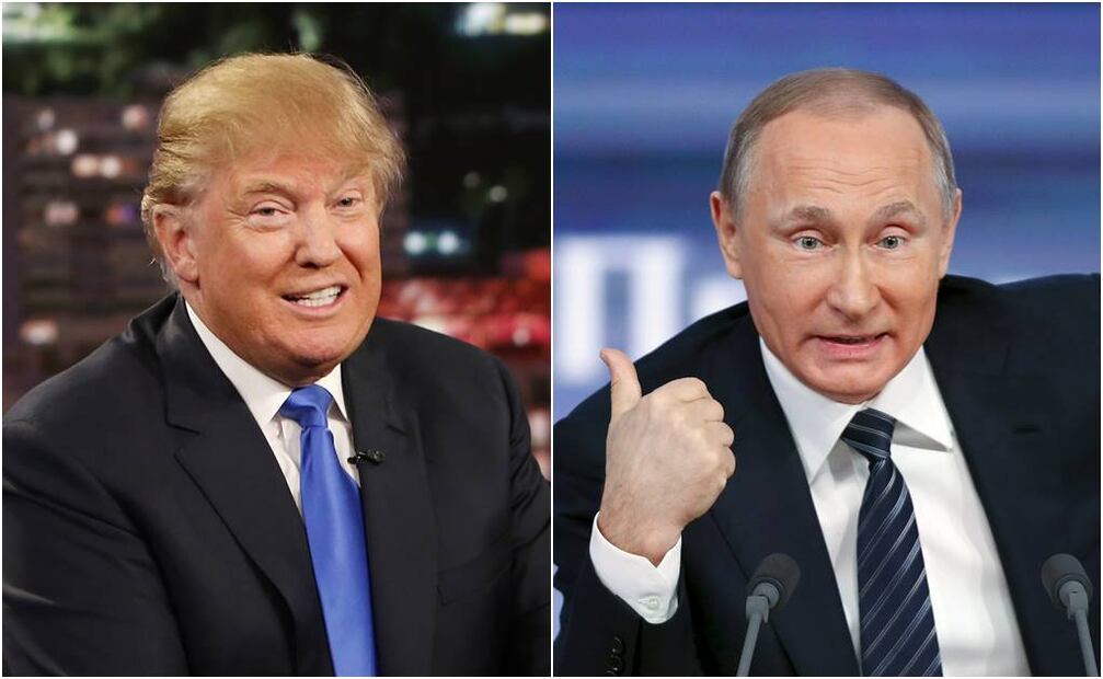 Donald Trump y Vladimir Putin. Foto: Especial