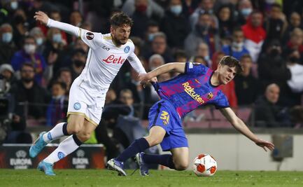 Barcelona y Napoli empatan con polémico penalti en la Europa League