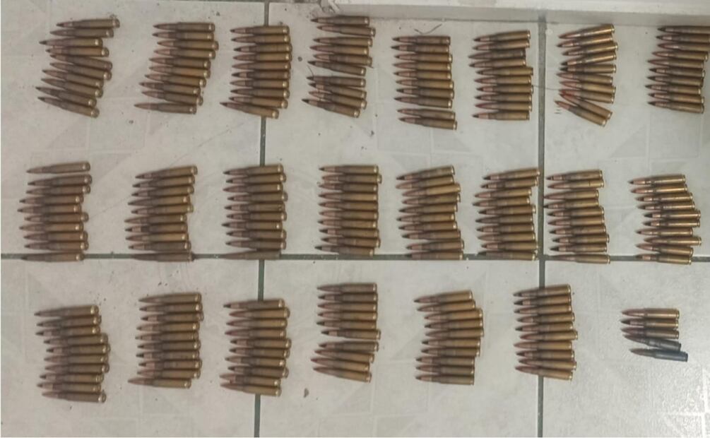 Operativo militar en Mazatlán; aseguran un arsenal de alto calibre en San Marcos. Foto: Especial