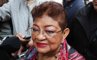 Ernestina Godoy llega al Senado para su comparecencia ante el Pleno; se perfila para ser la nueva titular de la FGR