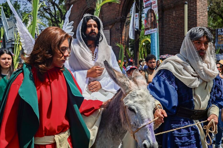 Entre palmas y ramos, inicia la Semana Santa. Foto: Archivo / EL UNIVERSAL