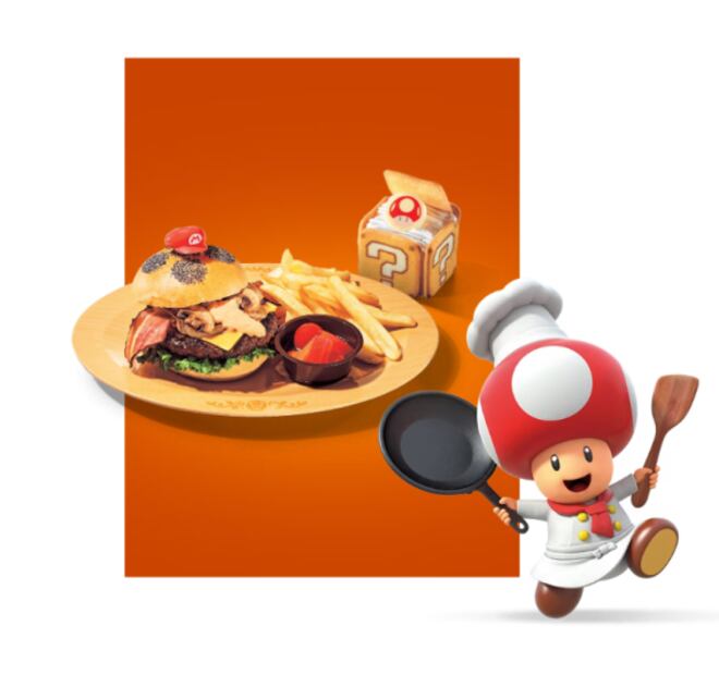El parque temático de Mario Bros tiene la comida más divertida