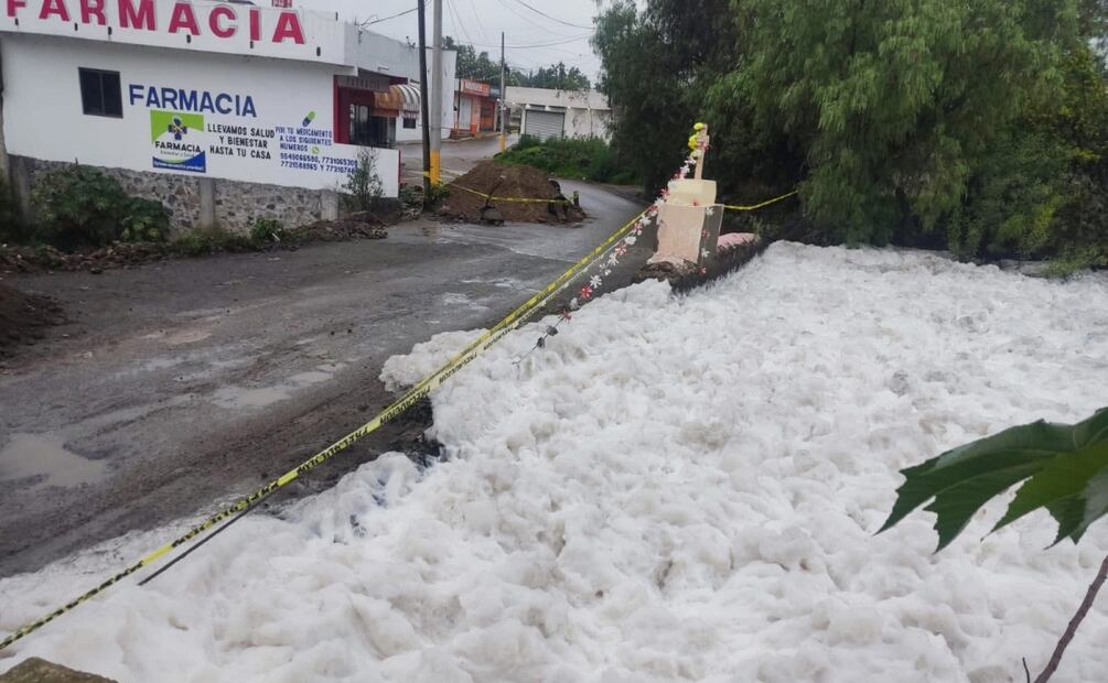 Suspenden clases presenciales en varias localidades de Hidalgo; alertan por crecida de ríos y riesgo de tormentas. Foto: Dinorath Mota López