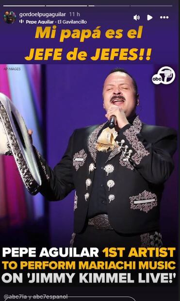 El "Gordo Aguilar" elogiando a Pepe Aguilar.