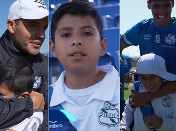 El Puebla convive con niño que lloró en el juego ante Atlas; Larcamón lo hace llorar de nuevo