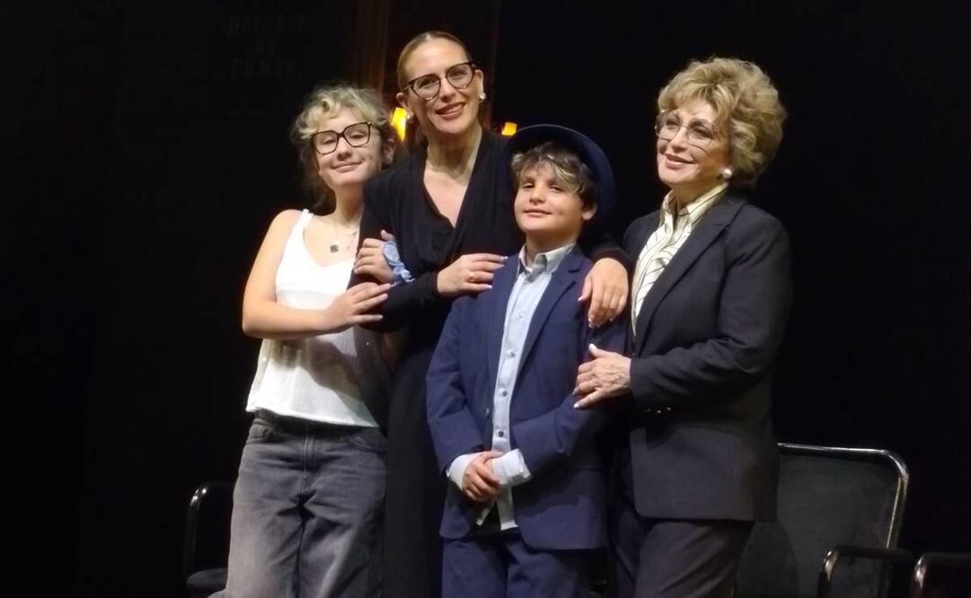 Angélica Vale habló sobre su divorcio acompañada de su madre Angélica María, y de sus dos hijos, Angélica Masiel, de 13 años, y Daniel Nicolás, de 11 años.
FOTO: Sughey Baños/EL UNIVERSAL.