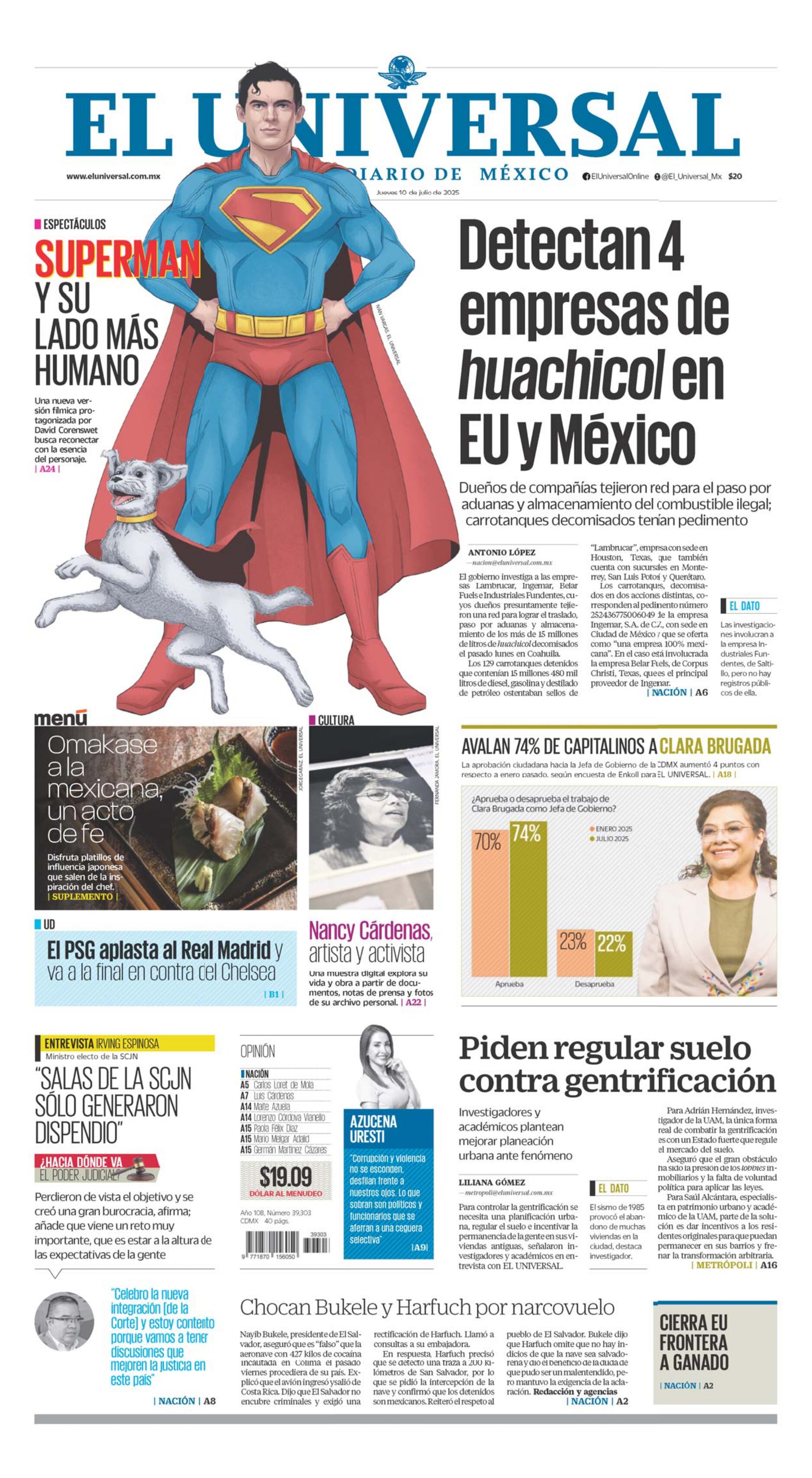 Portada impresa