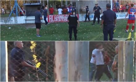 Captan batalla campal entre aficionados argentinos