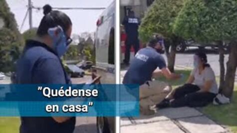 Joven auxilia en la calle a mujer que no puede respirar; “¡esto es una realidad!”, dice