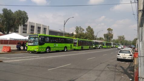 Tras cierre de Línea 1 del Metro, instalan paradero de RTP junto a la Cámara de Diputados