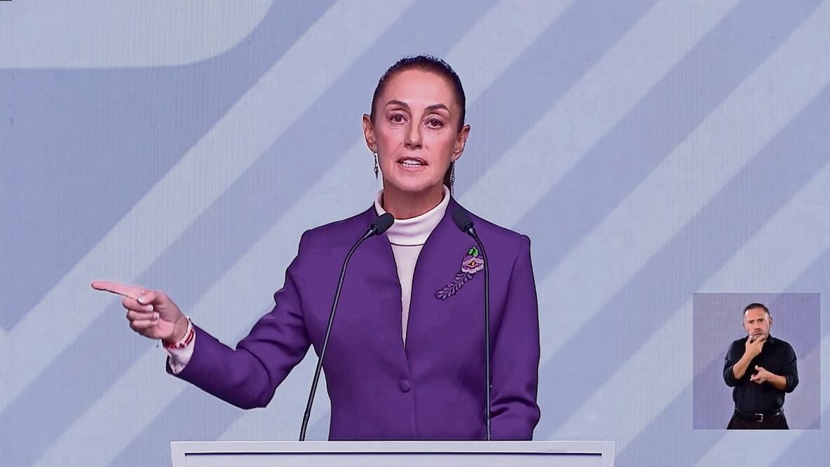 La candidata de Morena responde a los señalamientos de su oponente.  Foto: Especial