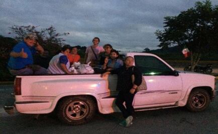 Roban en Veracruz camioneta de "Las Patronas" 