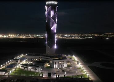 Torre de Control del AIFA inspirada en el Macuahuitl, arma ceremonial del Guerrero Azteca