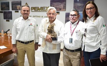 ¡La soberanía energética va!, asegura AMLO en su visita a la refinería de Cadereyta