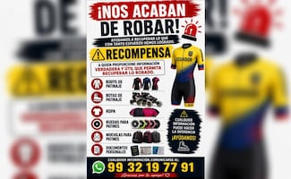 Roban equipo a patinadores de Ecuador en Villahermosa, Tabasco; delincuentes irrumpen en deportivo Olimpia XXI