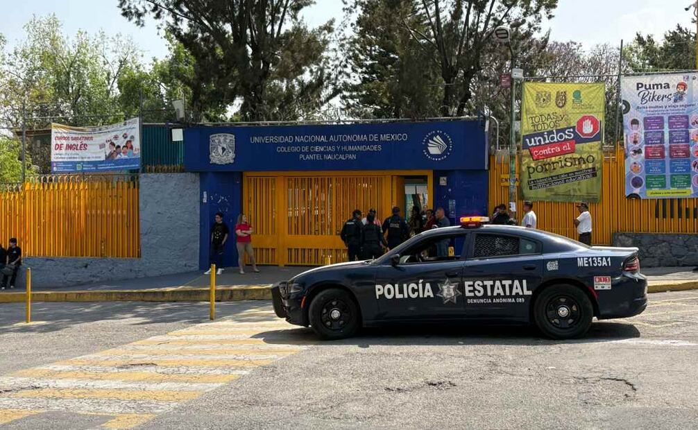 Estudiantes enfrentan consecuencias legales y académicas tras detonar explosivos y armas de fuego en el plantel (05/03/2025). Foto: Arturo Contreras / EL UNIVERSAL