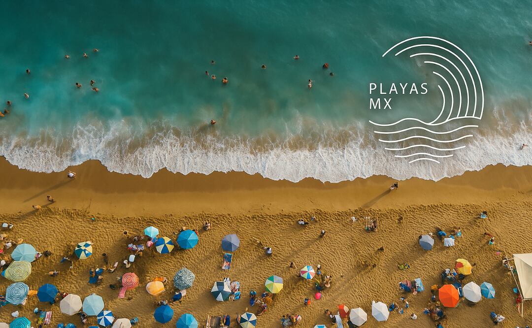 Consulta con la app Playas MX si el agua de mar es segura antes de visitar cualquier playa en México. Foto: Creada con IA