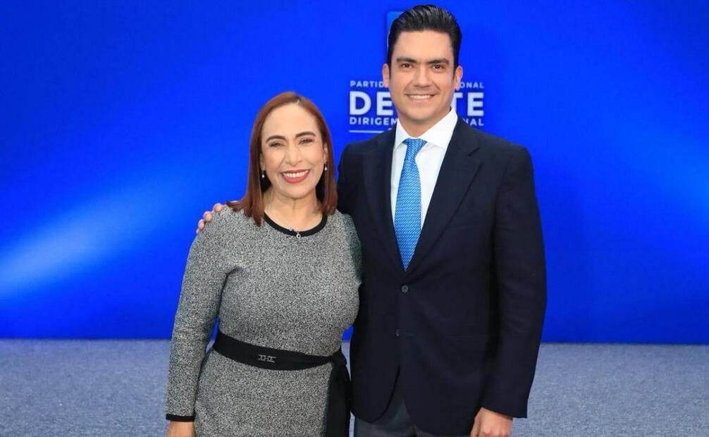 Adriana Dávila dijo que el nuevo presidente del partido, Jorge Romero, deberá nombrar en las secretarías del partido a personas que no estén ligados con el grupo de Marko Cortés. Foto: X @JorgeRoHe