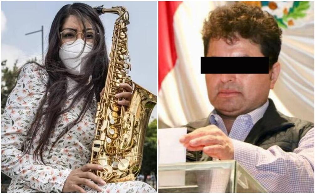 María Elena Ríos y su agresor Juan Antonio Vera Carrizal. Foto: Especial