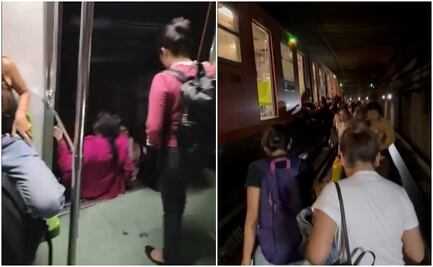 Por corto en Línea 3, usuarios desalojaron el Metro y caminaron por las vías