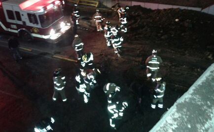 Volcadura complica vialidad en La Raza