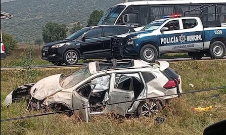 Equipo de seguridad de Alicia Bárcena se accidenta en la carretera México-Pachuca; hay un muerto