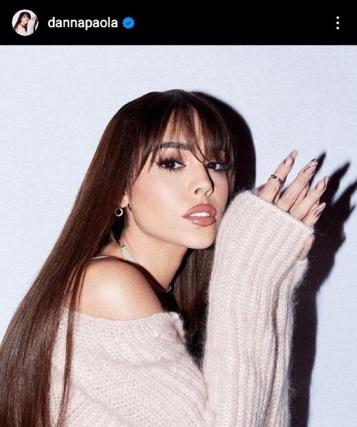 “Bye, bye, 2021”, Danna Paola despide el año con nuevo color de pelo