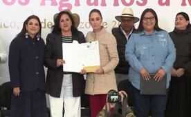 Mujeres ganan acceso a la tierra en CDMX; Brugada destaca avance histórico en derechos agrarios