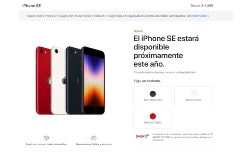 Estos son los diferentes precios del nuevo iPhone SE en México