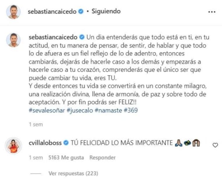 Cuestionan preferencias sexuales de Sebastián Caicedo ¿Sigue con Carmen Villalobos? 