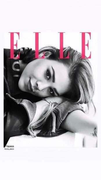 Danna Paola protagoniza la nueva portada de la revista Elle España
